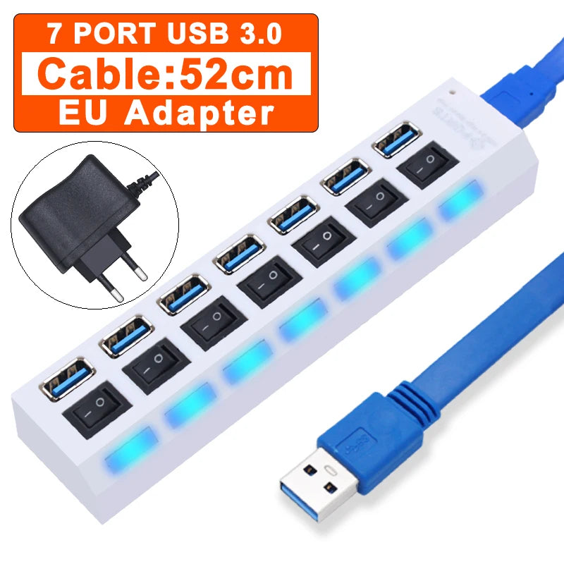 USB 3.0 Type-C Docking Station – Multiport Hub with SD/TF Card Reader & Audio for MacBook Pro
