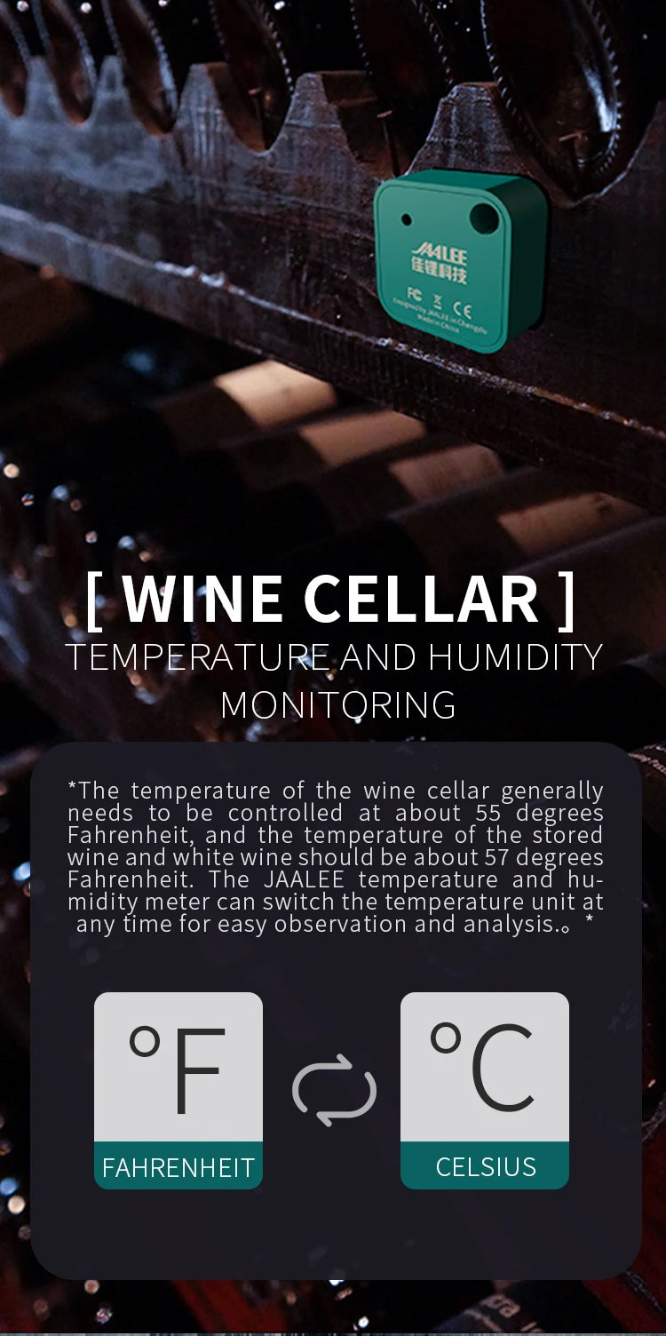 Jaalee JHT Smart Temp & Humidity Sensor – Dewpoint & VPD Logger