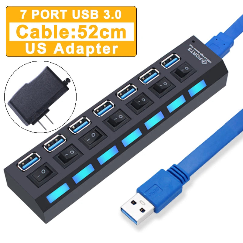 USB 3.0 Type-C Docking Station – Multiport Hub with SD/TF Card Reader & Audio for MacBook Pro