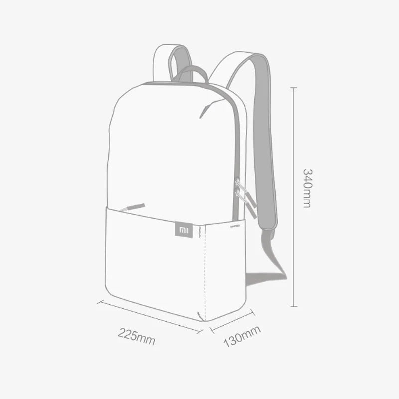 Xiaomi 10L Colorful Backpack – Lightweight Unisex Travel & Sports Bag