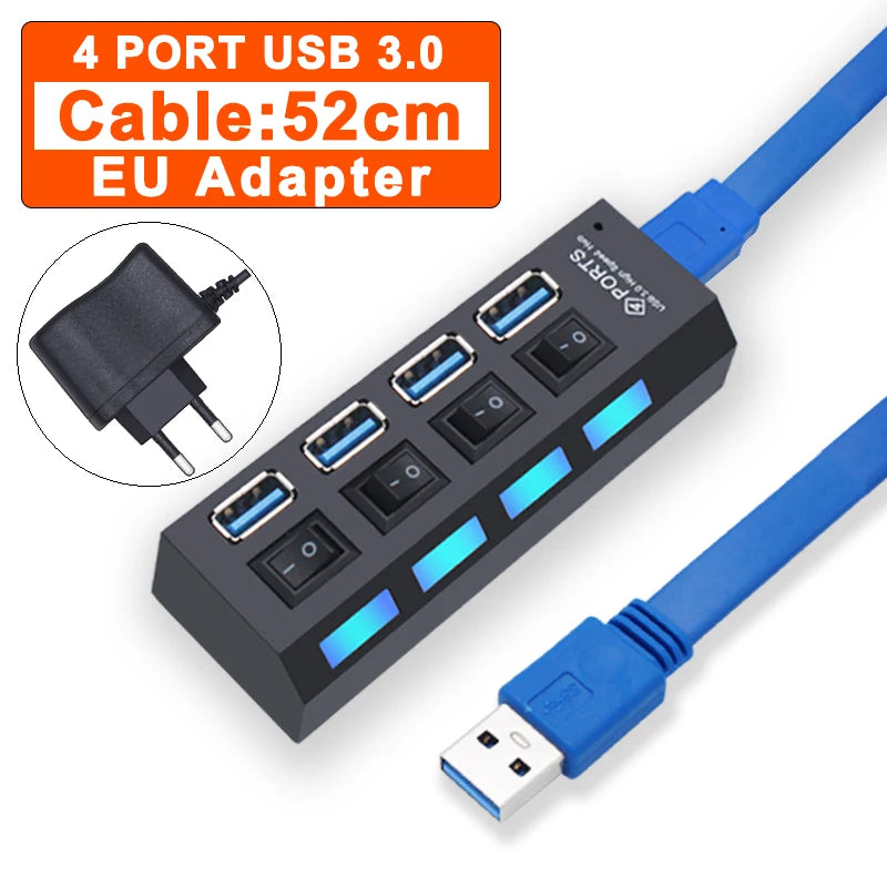 USB 3.0 Type-C Docking Station – Multiport Hub with SD/TF Card Reader & Audio for MacBook Pro
