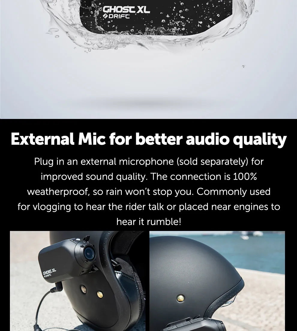 Drift Ghost XL 1080P Action Camera Waterproof Dash Cam