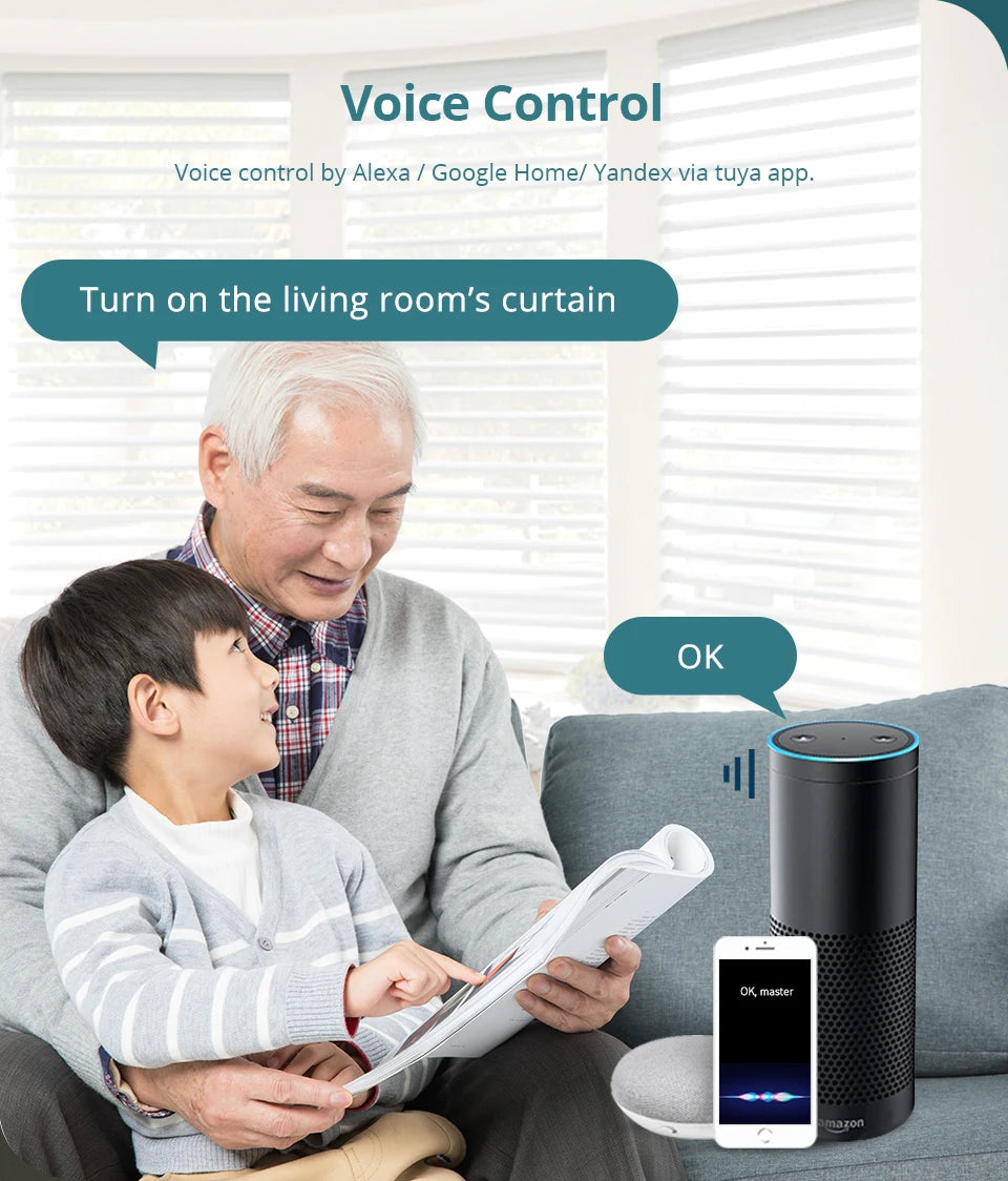 Zemismart ZigBee Smart Roller Shade Motor with Battery