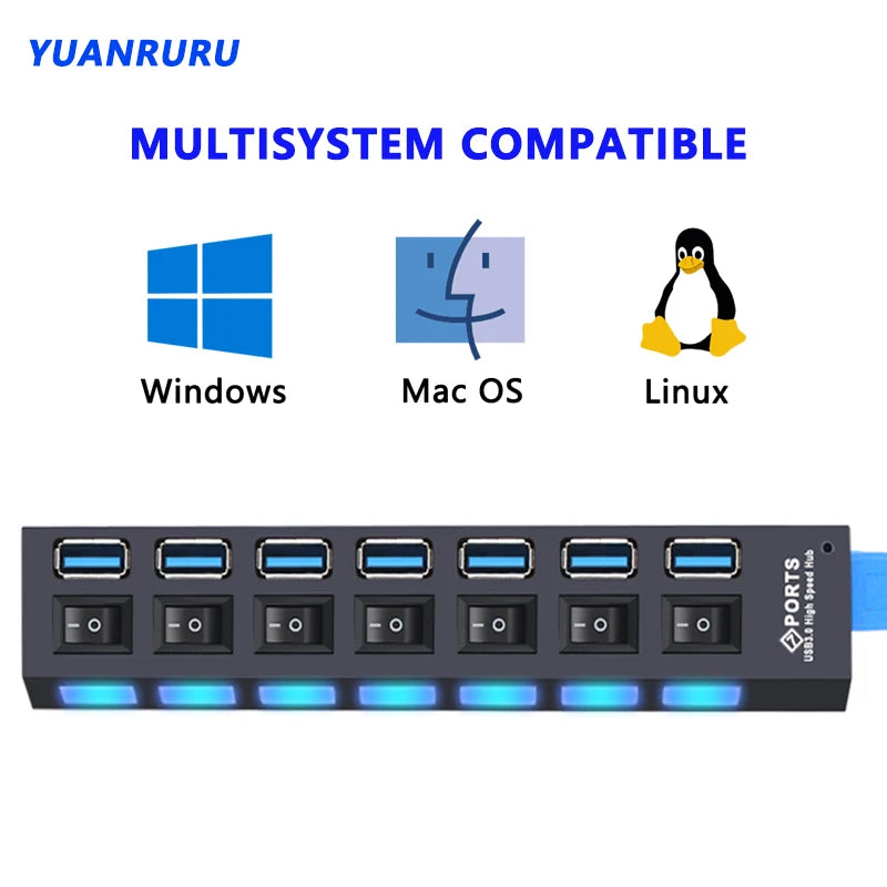 USB 3.0 Type-C Docking Station – Multiport Hub with SD/TF Card Reader & Audio for MacBook Pro
