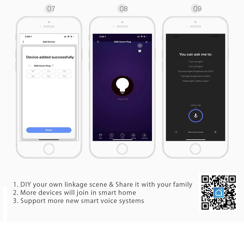 Tuya WiFi RF433 Smart Wall Light Switch – No Neutral, 1/2/3 Gang, Alexa & Google Home Compatible