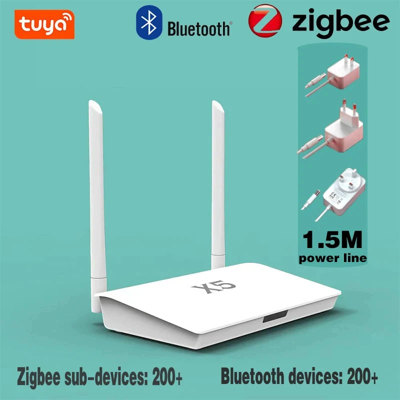 Smart Life Zigbee 3.0 + Bluetooth 5.0 Gateway Hub X5 – Multi-Device Smart Home Bridge