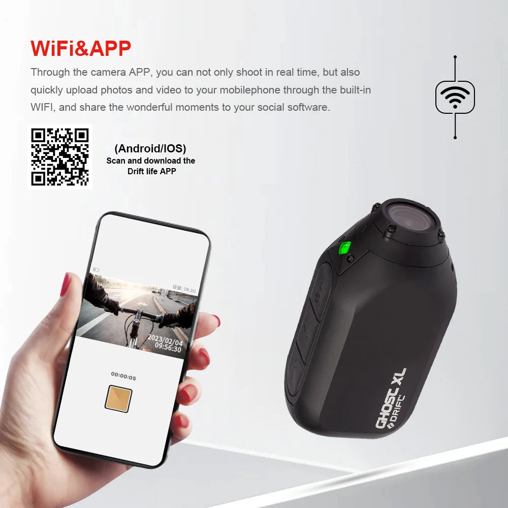 Drift Ghost XL 1080P Action Camera Waterproof Dash Cam