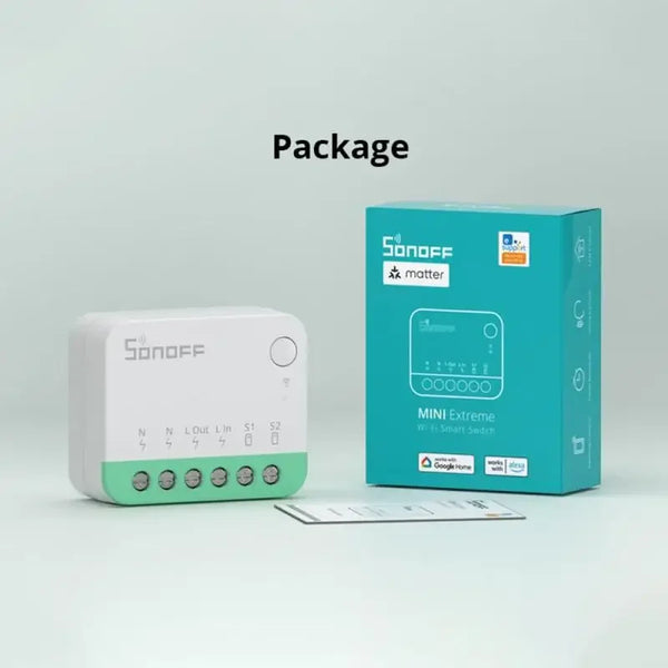 SONOFF MINIR4M Matter Smart Switch – Compact WiFi Module for Alexa, Google Home & SmartThings