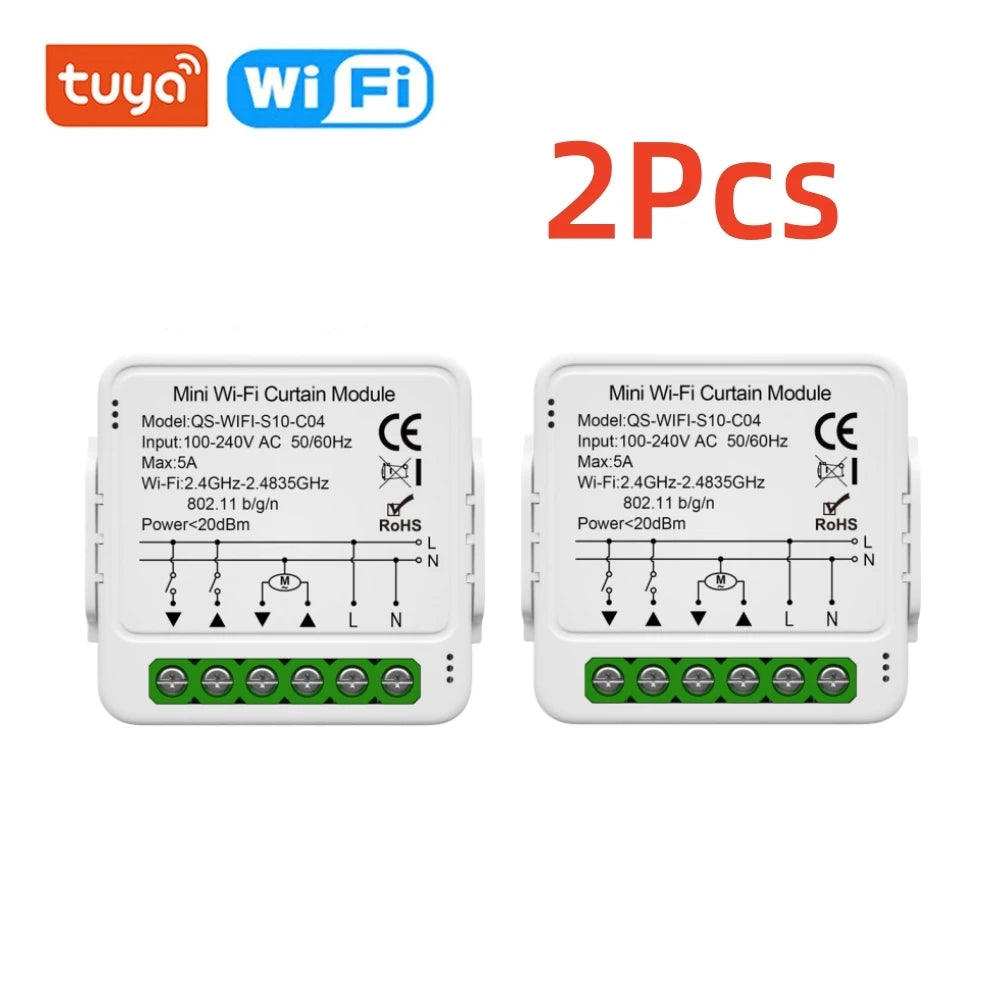 Tuya WiFi ZigBee Smart Curtain Switch Module