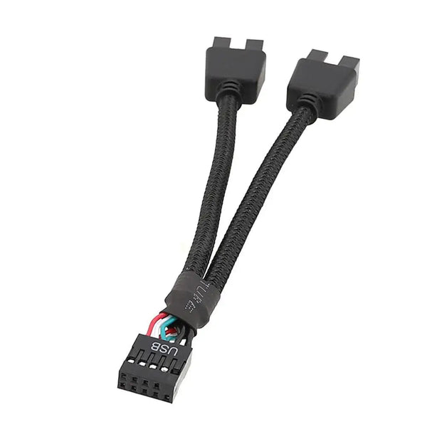12cm USB Motherboard Extension Cable 9 Pin Y Splitter