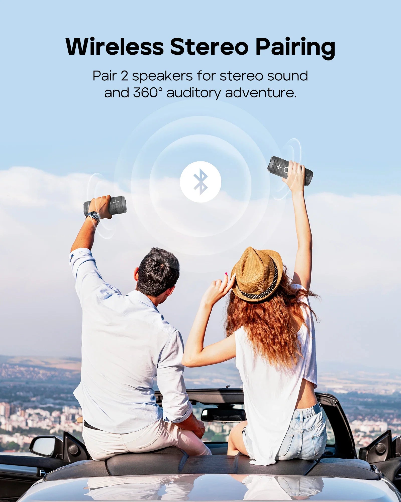 TRIBIT StormBox 2 Portable Bluetooth Speaker – 34W, IPX7 Waterproof, 24-Hour Playtime