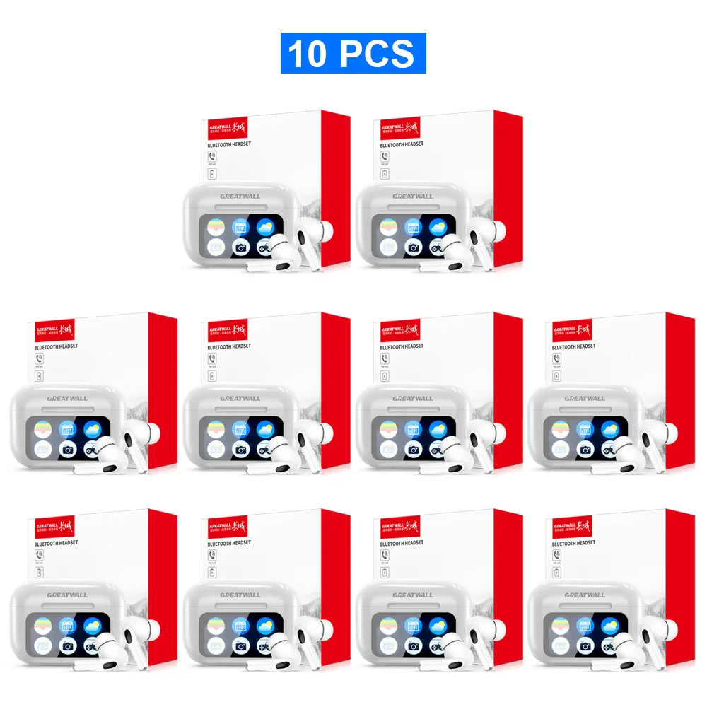 GREATWALL TWS Bluetooth Earbuds – LCD Touch Hi-Fi Stereo