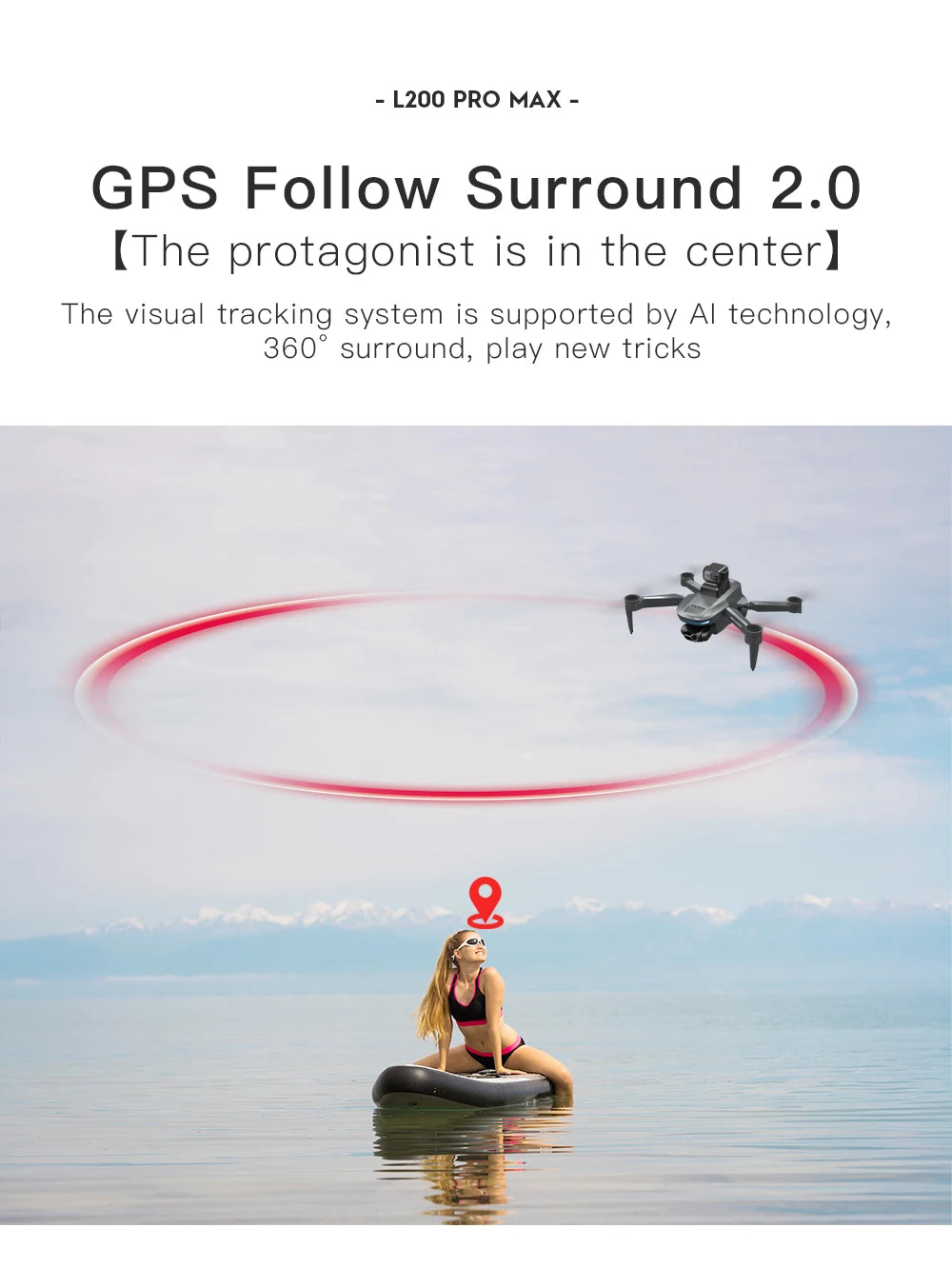 L200 Pro Max 4K GPS Drone with 2-Axis Gimbal