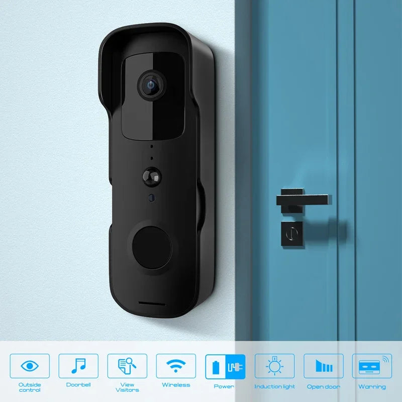 TuyaSmart 1080P WiFi Video Doorbell – Waterproof, Night Vision, Smart Intercom Camera