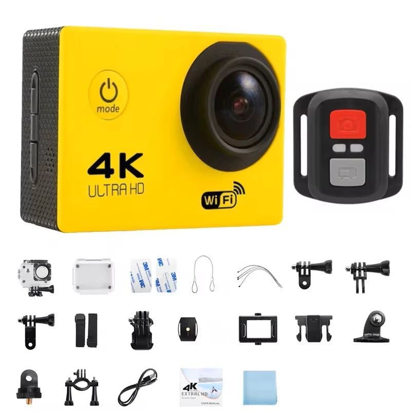 4K Ultra HD Action Camera Waterproof Sport Cam