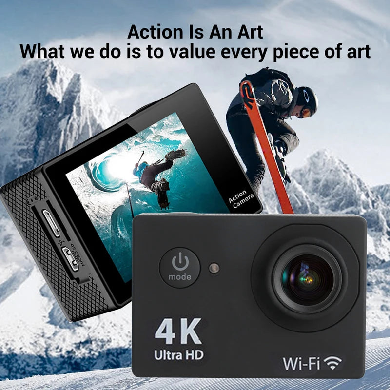 4K Ultra HD Action Camera Waterproof Sport Cam