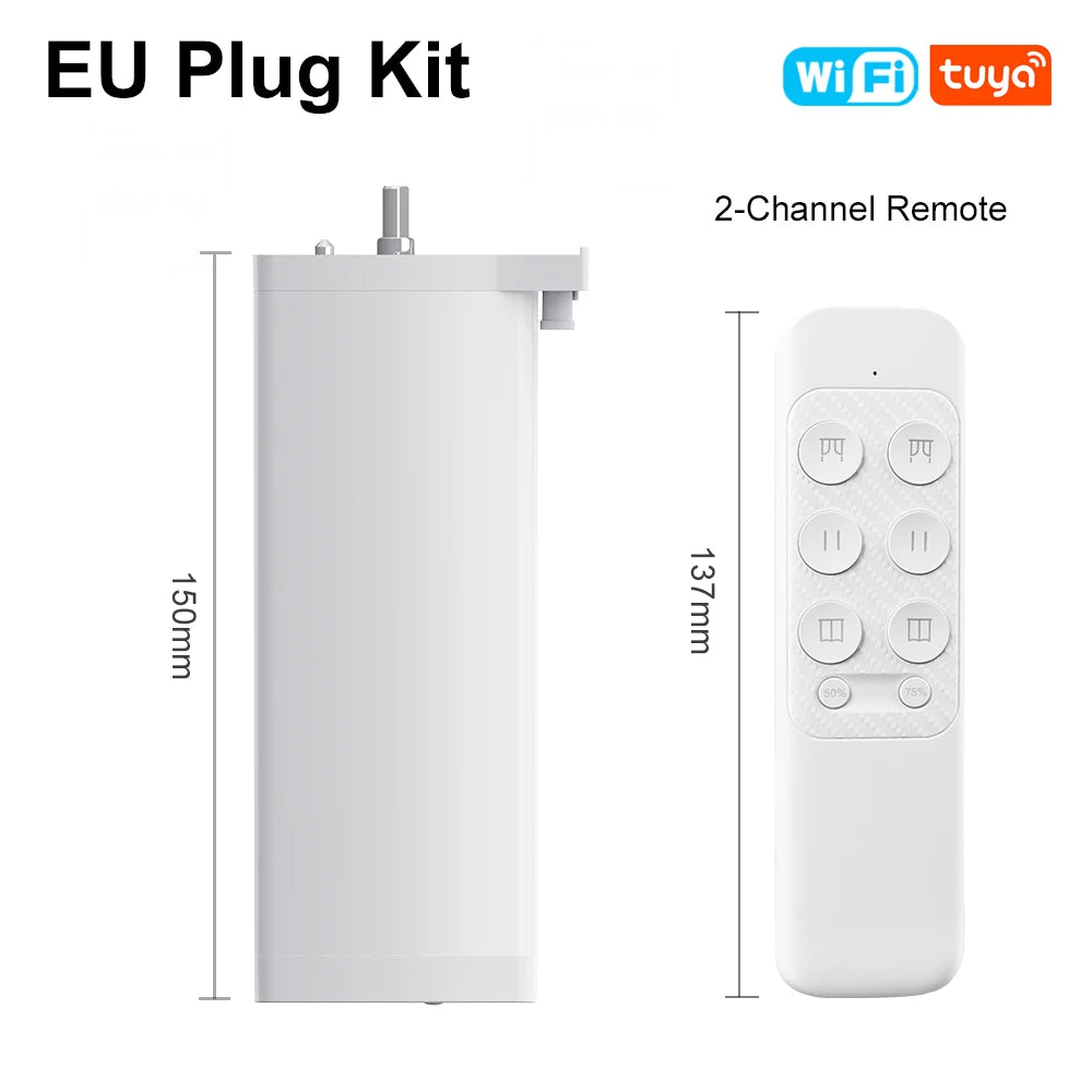 Tuya ZigBee/WiFi Smart Curtain Motor 155MM