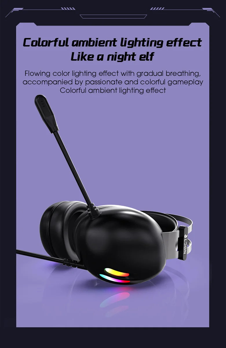 7.1 Surround Sound Gaming Headset with Mic