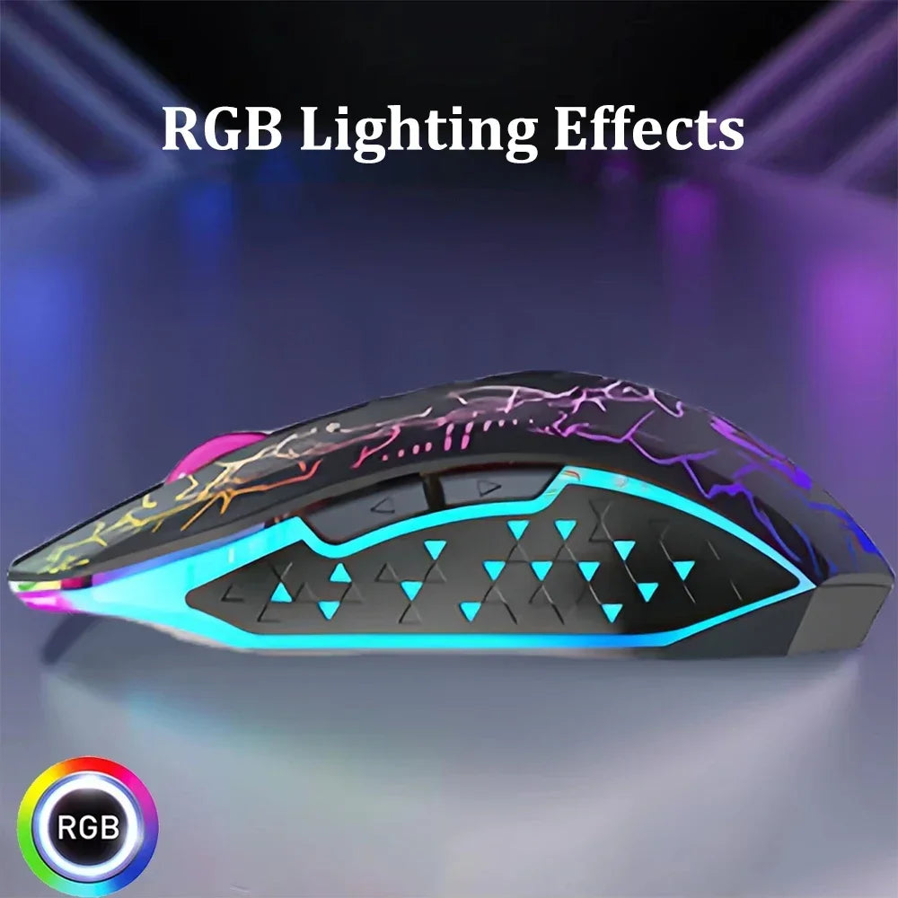 Bluetooth 5.2 RGB Dual-Mode Wireless Mouse