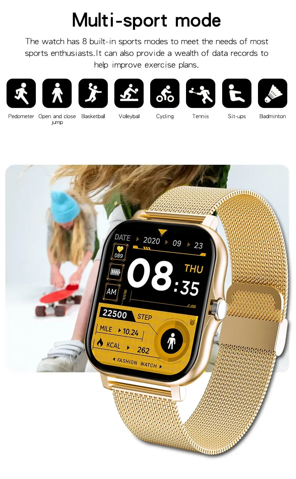2024 Bluetooth Smartwatch with Call & Fitness Tracker