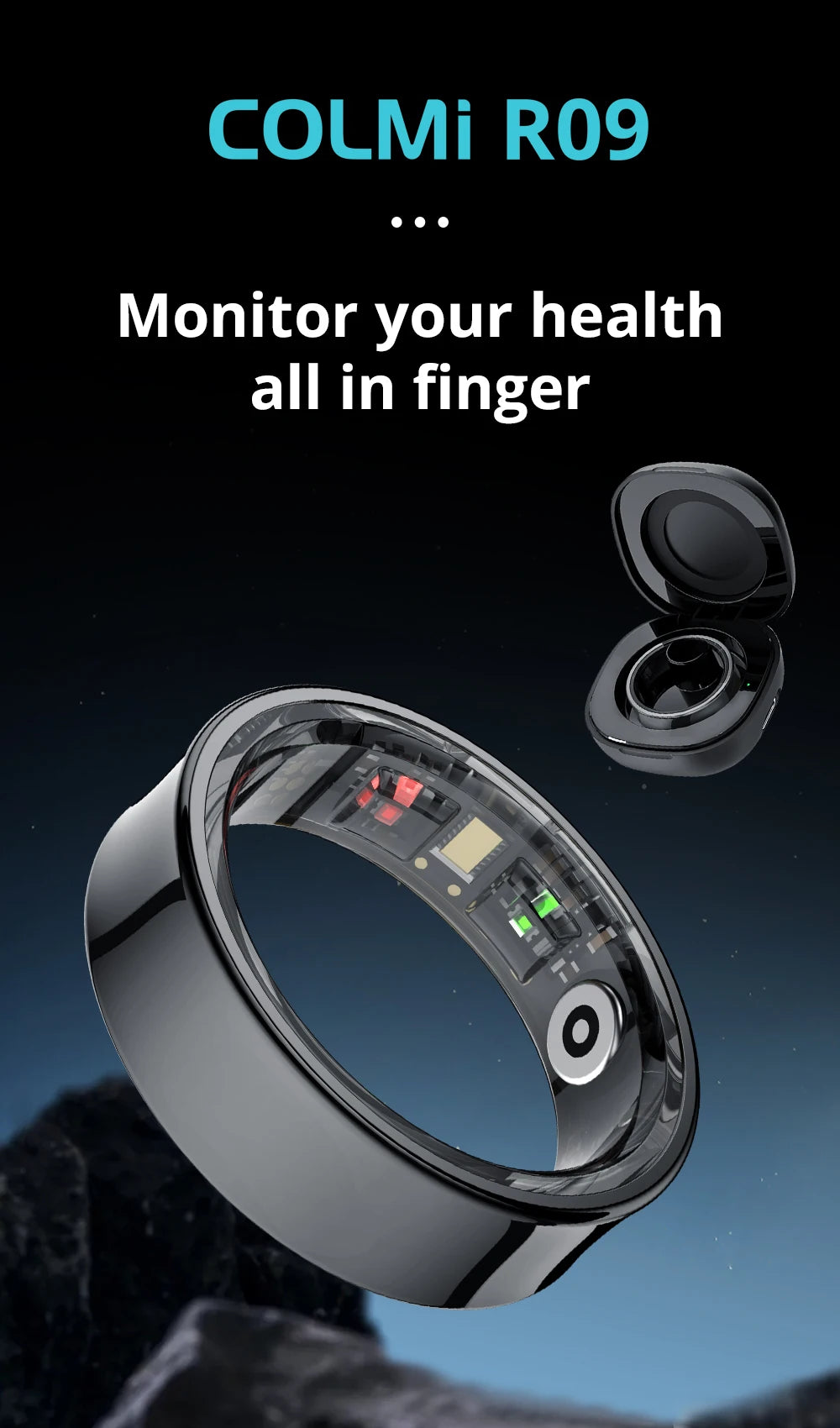 COLMI R09 Smart Ring 2024 with Health Monitoring