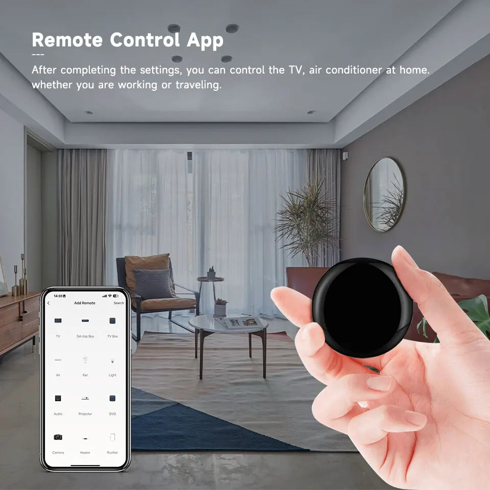 Tuya WiFi IR Universal Remote – Smart Home Infrared Controller for AC, TV, Alexa & Google Home