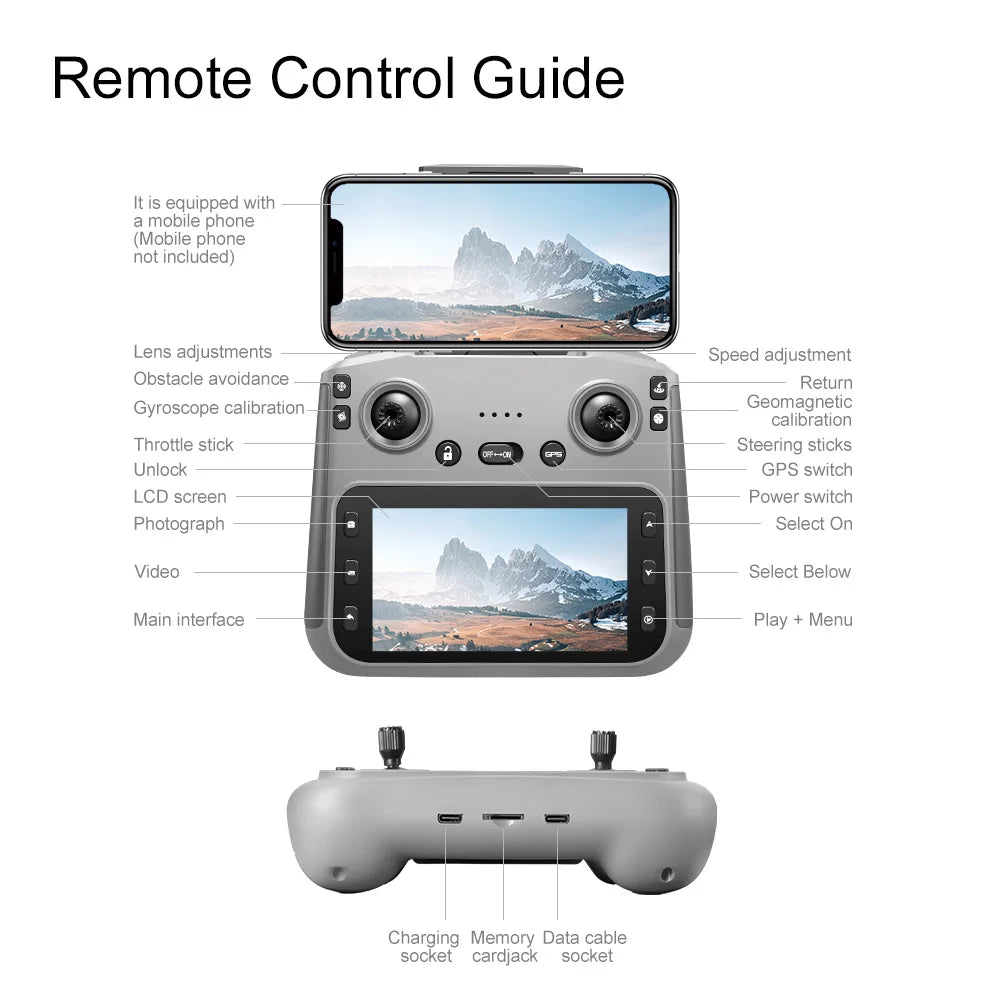 V168 Pro Max 8K GPS Drone with 5G FPV & Obstacle Avoidance