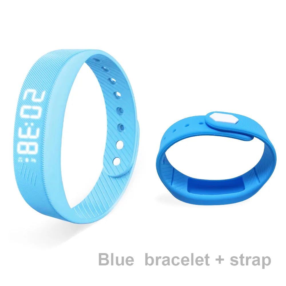 LED Digital Smart Bracelet with Pedometer & Alarm