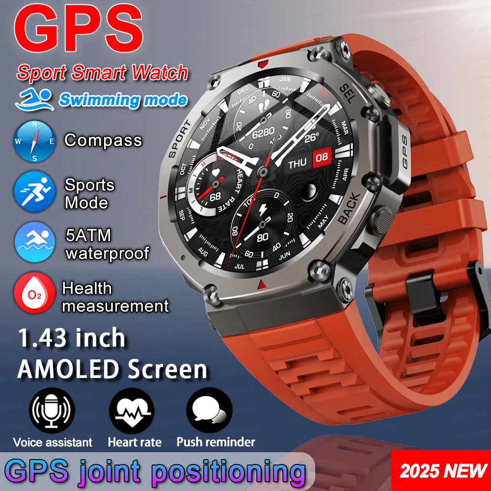 T-Rex 3 Ultra GPS Smartwatch 5ATM Waterproof