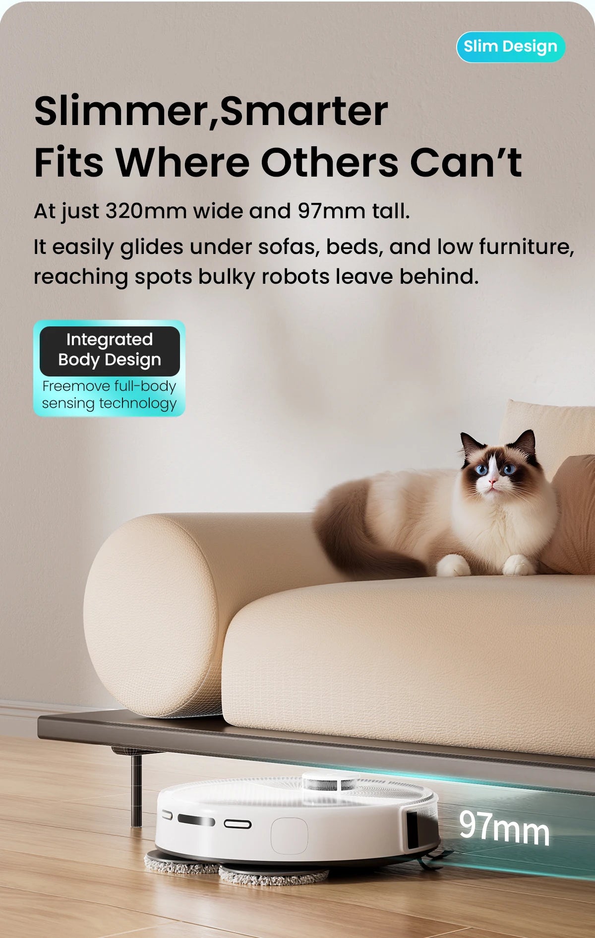 Lefant M3 Robot Vacuum Cleaner with Mapping & Auto Cleaning Station