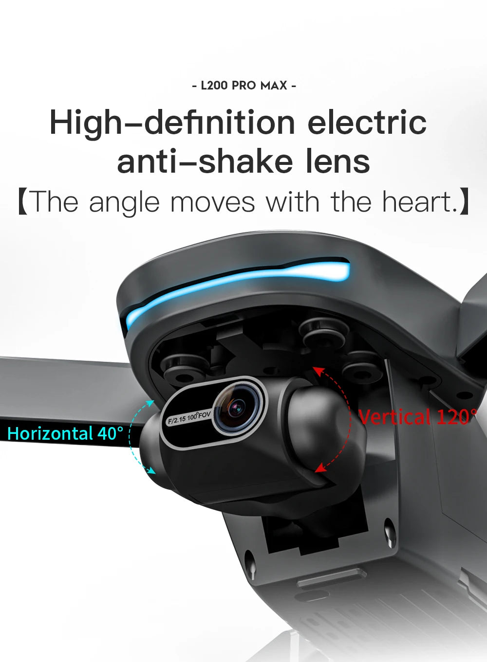 L200 Pro Max 4K GPS Drone with 2-Axis Gimbal