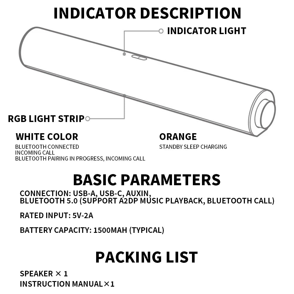 Xiaomi Redmi RGB Bluetooth Computer Speaker