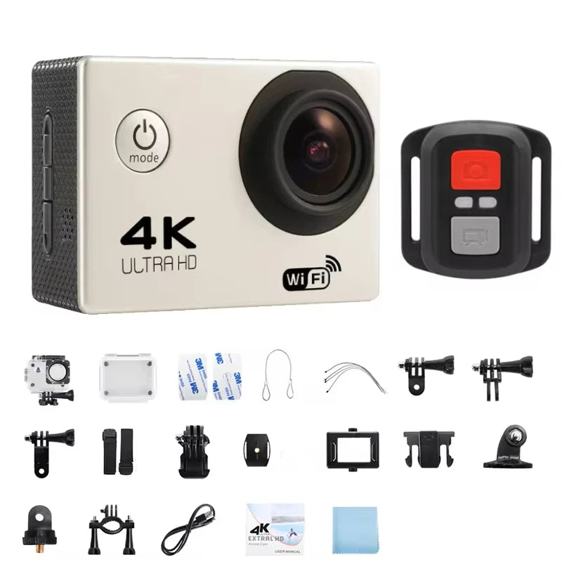 4K Ultra HD Action Camera Waterproof Sport Cam