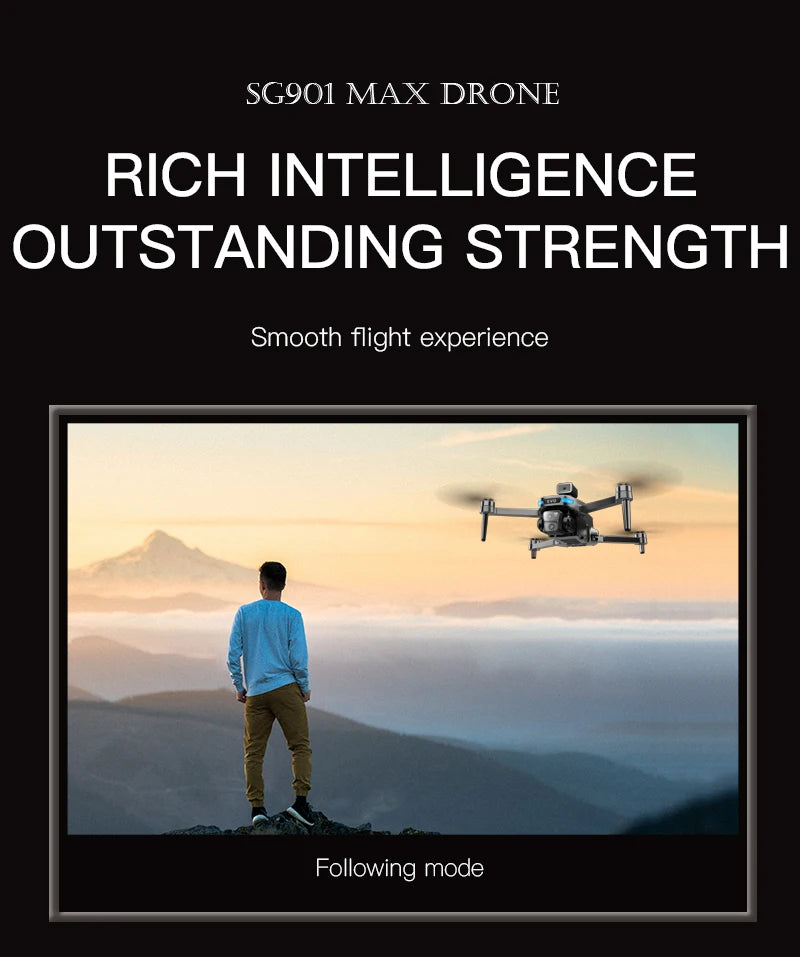 SG901 Max 8K GPS Drone with Screen Remote & Obstacle Avoidance