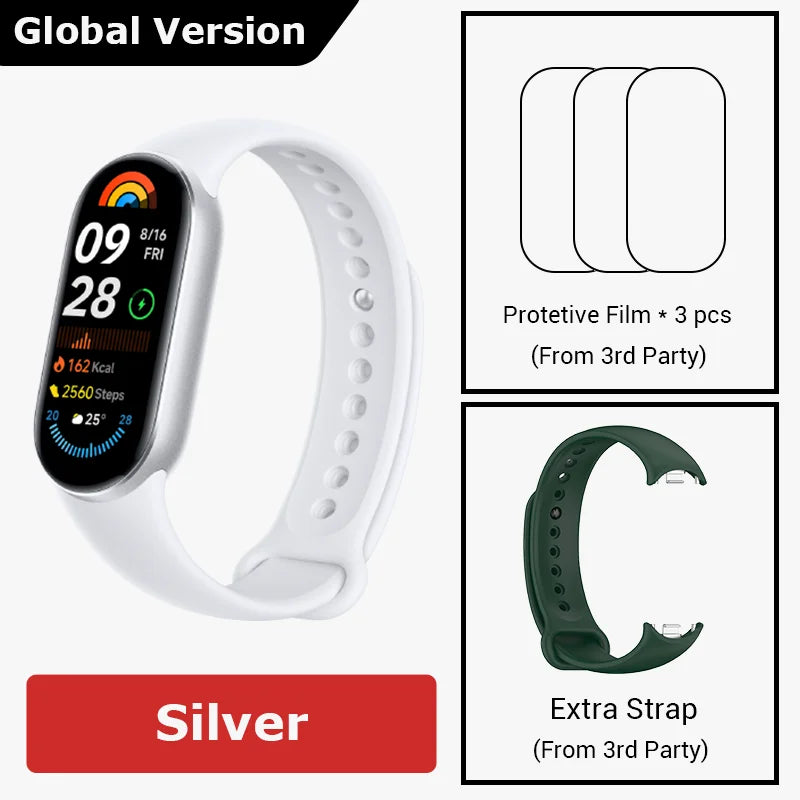 Xiaomi Smart Band 9 Global Version 1.62" AMOLED