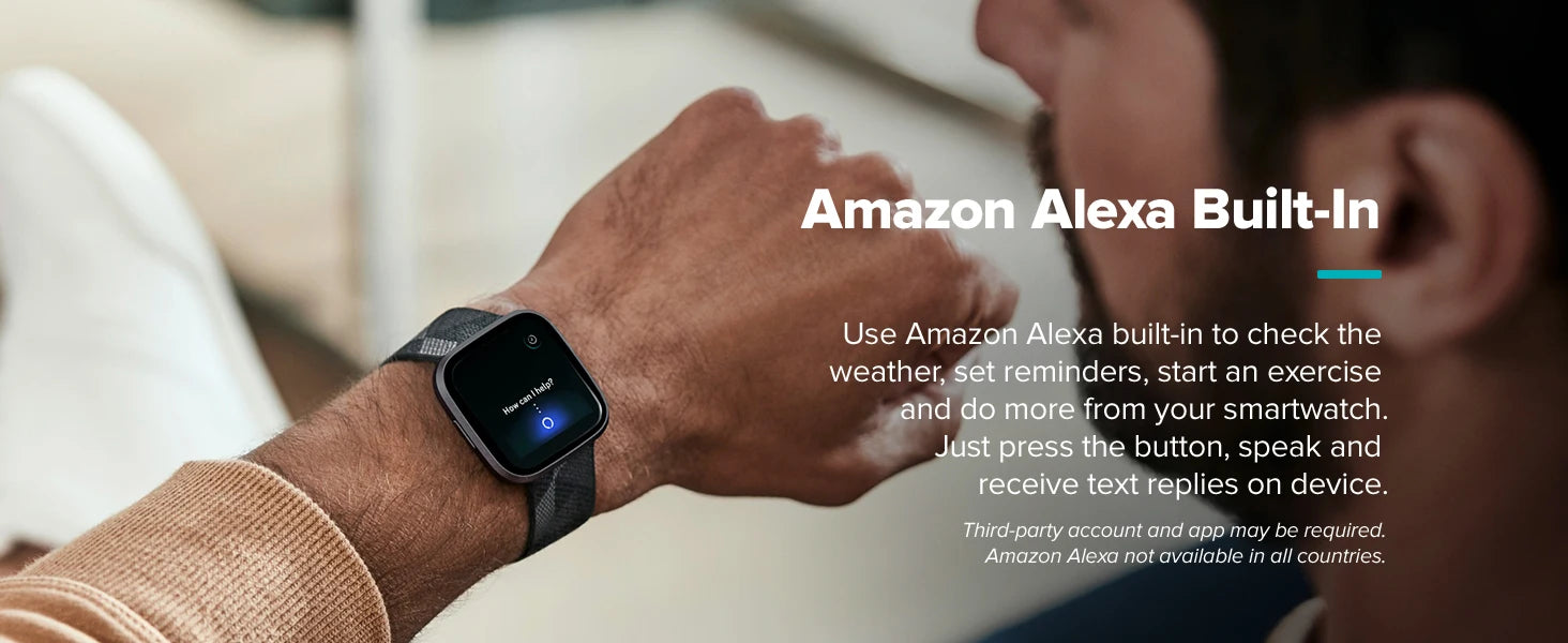 Fitbit Versa 2 Health & Fitness Smartwatch with Alexa