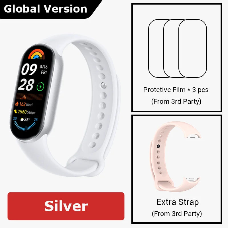 Xiaomi Smart Band 9 Global Version 1.62" AMOLED