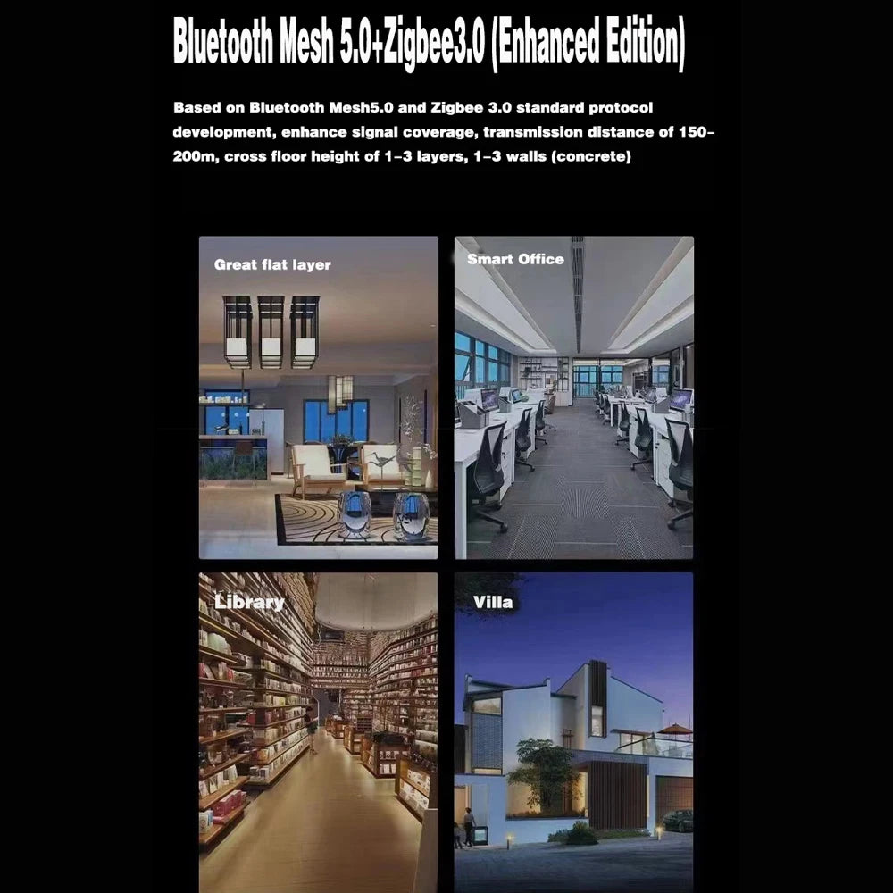 Smart Life Zigbee 3.0 + Bluetooth 5.0 Gateway Hub X5 – Multi-Device Smart Home Bridge