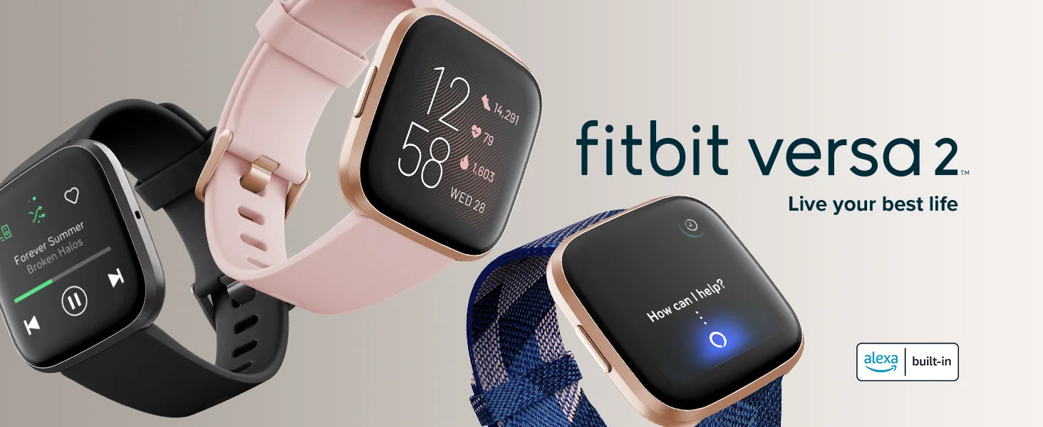 Fitbit Versa 2 Health & Fitness Smartwatch with Alexa