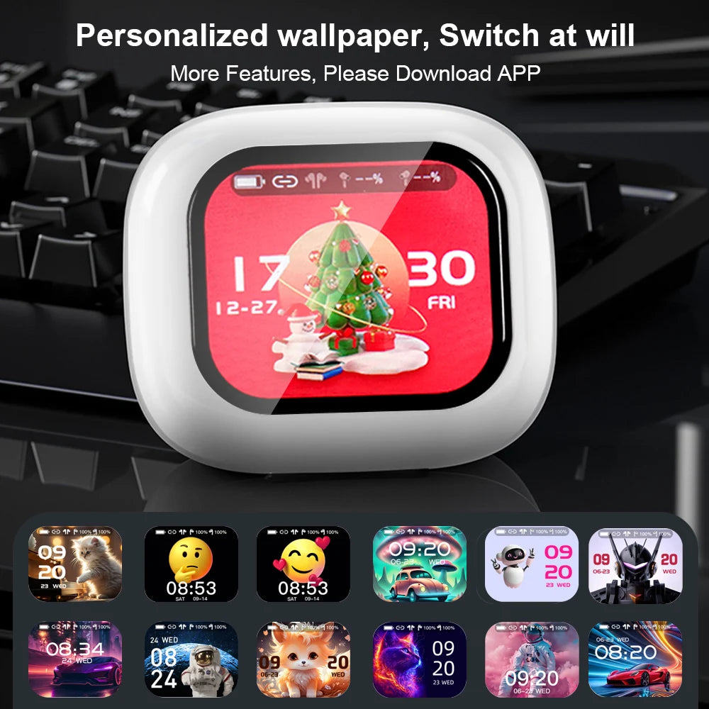 GREATWALL TWS Bluetooth Earbuds – LCD Touch Hi-Fi Stereo