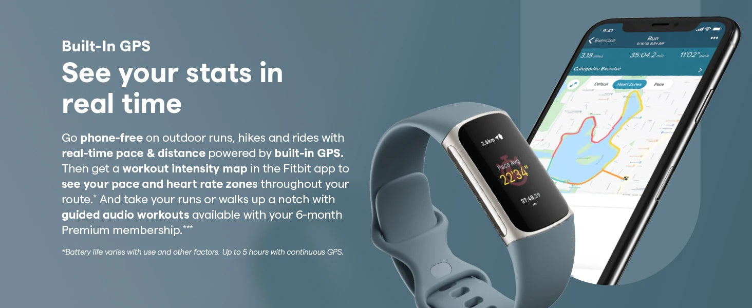 Fitbit Charge 5 Advanced Fitness & Health Tracker with GPS