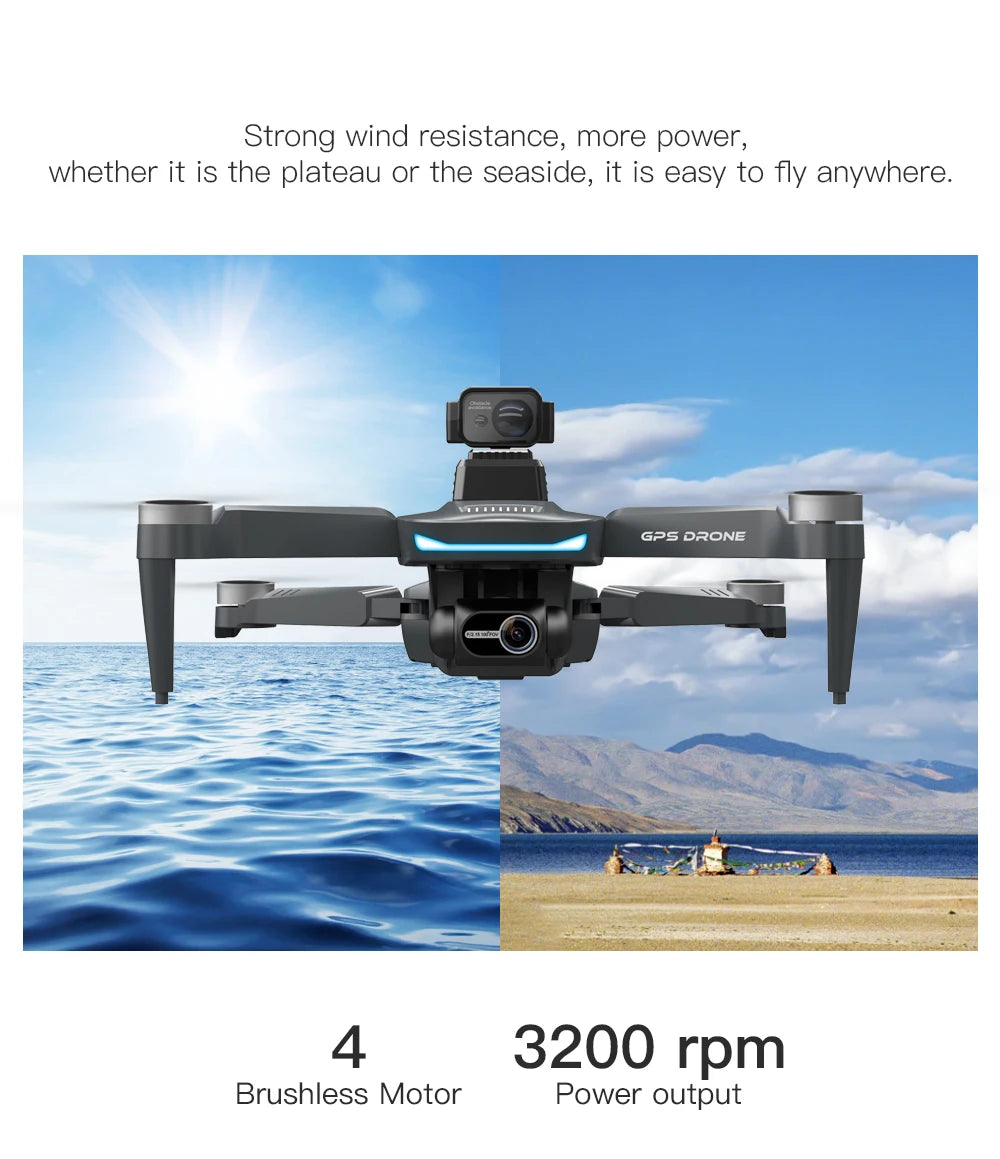 L200 Pro Max 4K GPS Drone with 2-Axis Gimbal