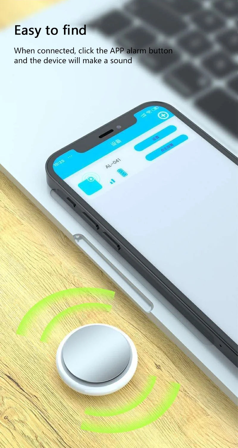 Xiaomi Mini Smart Bluetooth GPS Tracker – Anti-Lost Finder for Pets, Kids, Bags & Wallets