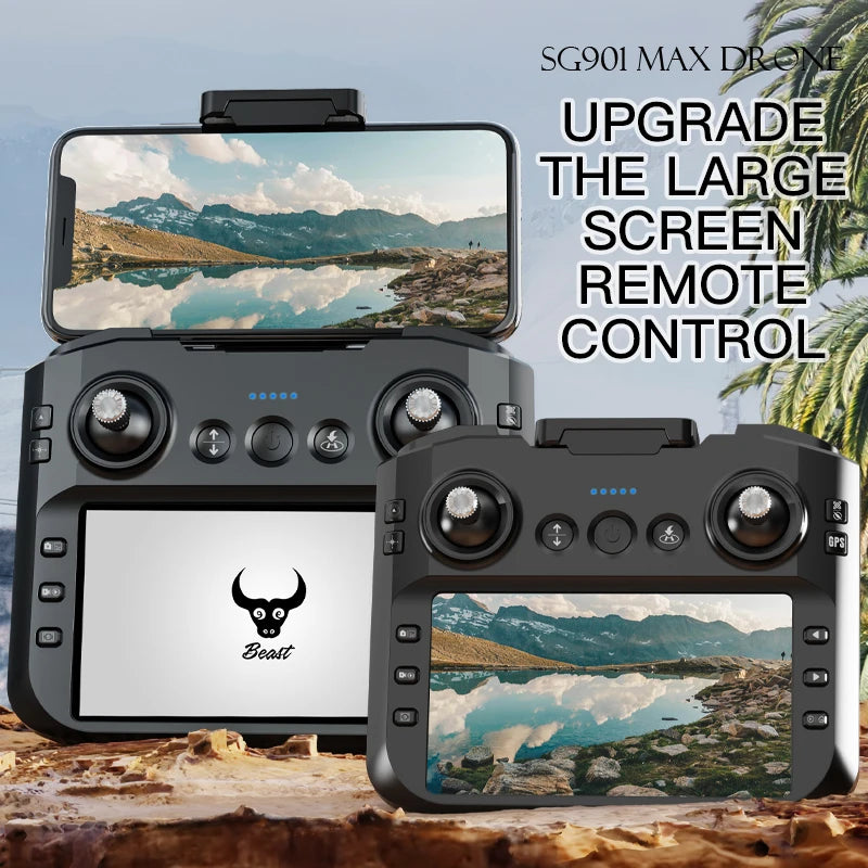 SG901 Max 8K GPS Drone with Screen Remote & Obstacle Avoidance