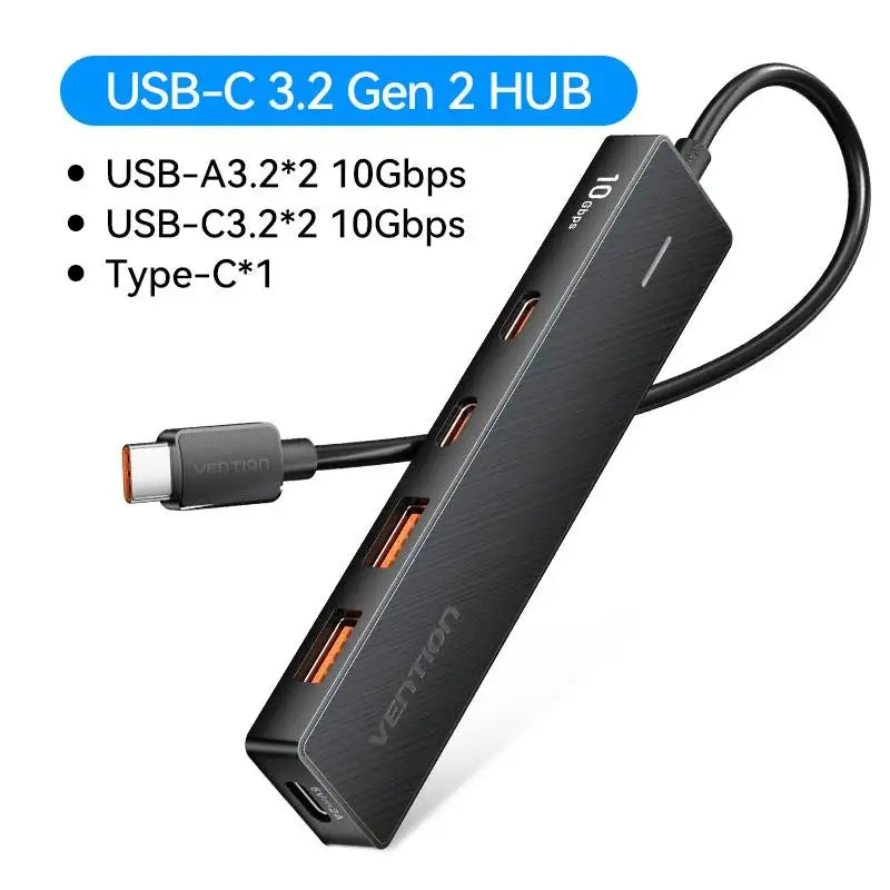 Vention USB 3.2 Hub 4-Port Splitter Adapter