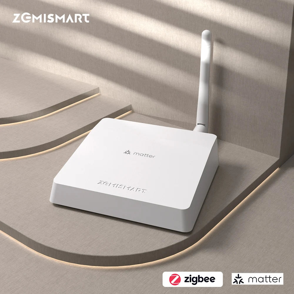 Zemismart Matter Zigbee Hub Smart Home Gateway