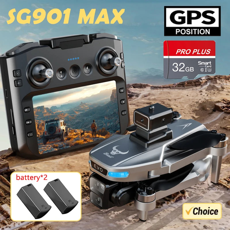 SG109 Pro Max 4K GPS Mini Drone with Screen Remote