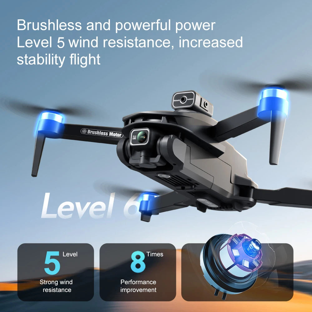 V168 Pro Max 8K GPS Drone with 5G FPV & Obstacle Avoidance