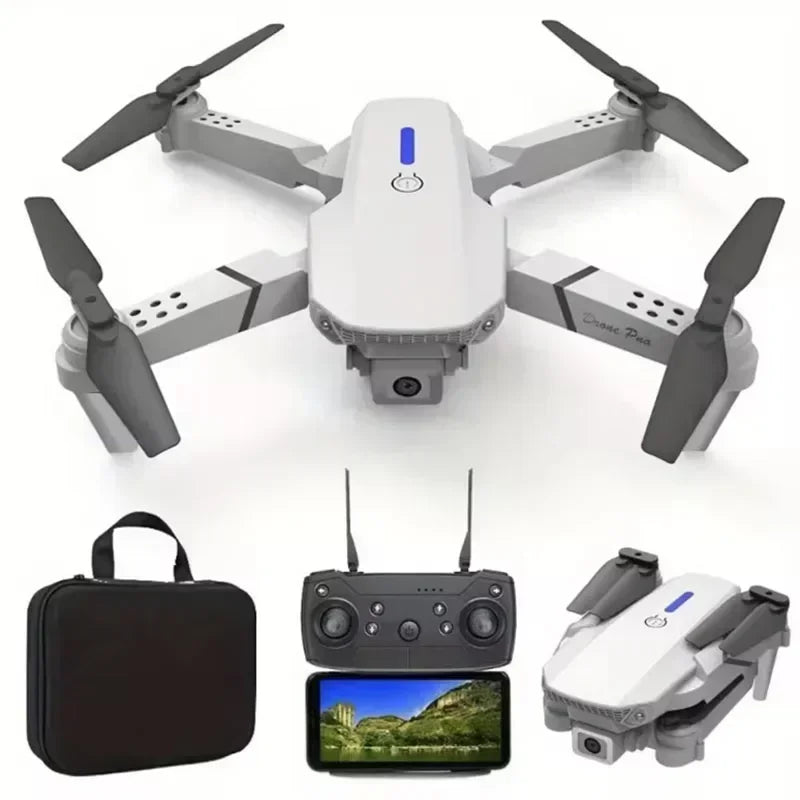 E88 Pro 4K Drone – Foldable RC Quadcopter with Dual HD Cameras & WiFi FPV