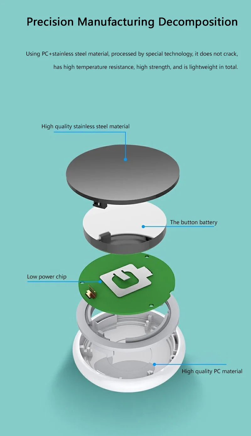 Xiaomi Mini Smart Bluetooth GPS Tracker – Anti-Lost Finder for Pets, Kids, Bags & Wallets